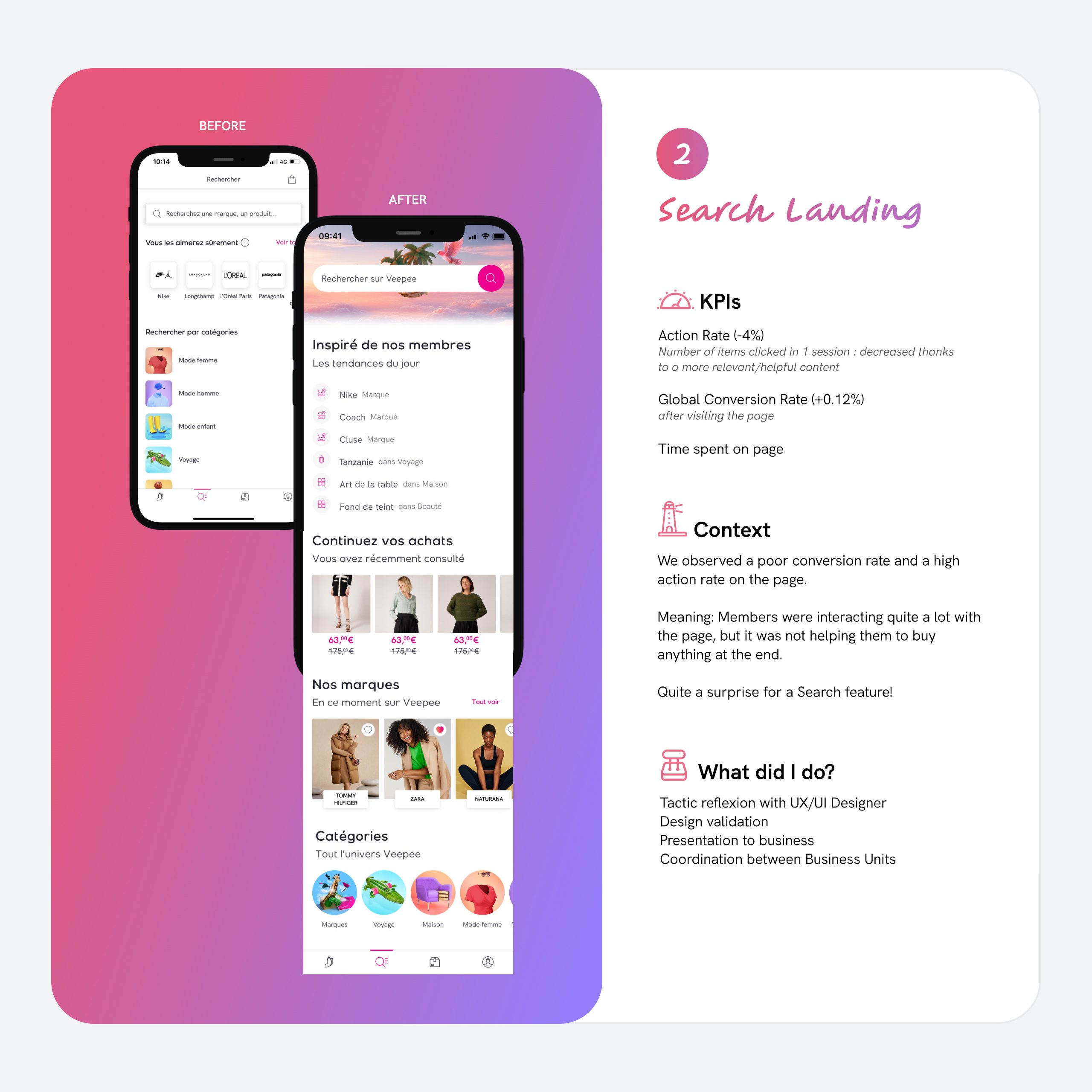 Usecase search feature